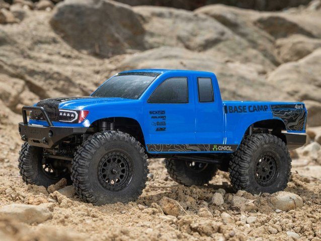 blue 1/24 SCX24 Base Camp 4WD Rock Crawler RTR - Cars - view 18