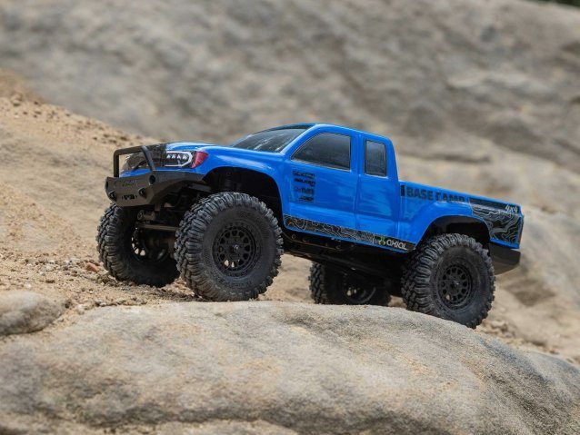 blue 1/24 SCX24 Base Camp 4WD Rock Crawler RTR - Cars - view 19
