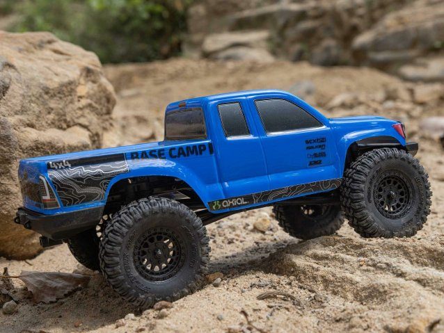 blue 1/24 SCX24 Base Camp 4WD Rock Crawler RTR - Cars - view 20