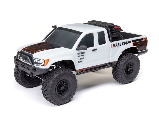 white 1/10 SCX10 III Base Camp 4X4 Rock Crawler RTR - Cars