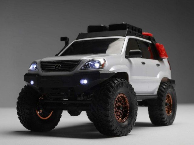 white 1/24 SCX24 Lexus GX 470 4WD Rock Crawler RTR - Cars - view 13