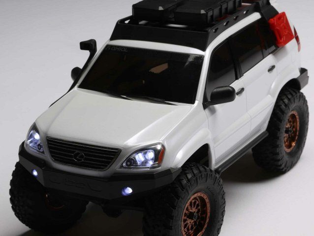 white 1/24 SCX24 Lexus GX 470 4WD Rock Crawler RTR - Cars - view 17