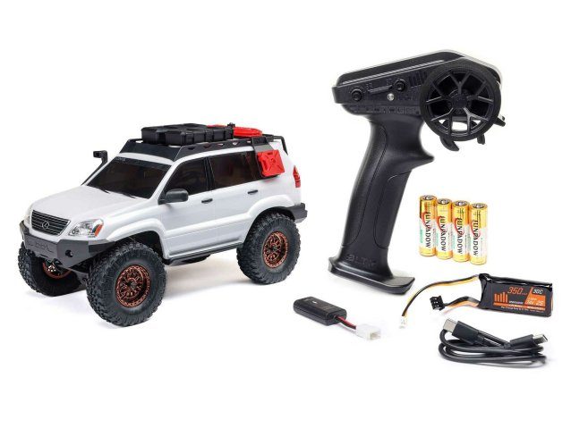 white 1/24 SCX24 Lexus GX 470 4WD Rock Crawler RTR - Cars - view 18