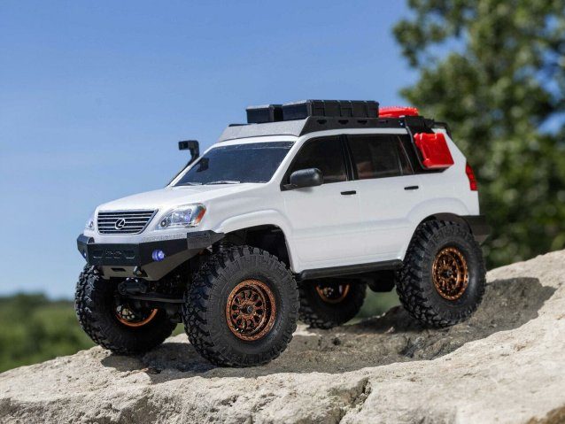 white 1/24 SCX24 Lexus GX 470 4WD Rock Crawler RTR - Cars - view 20