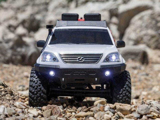 white 1/24 SCX24 Lexus GX 470 4WD Rock Crawler RTR - Cars - view 21