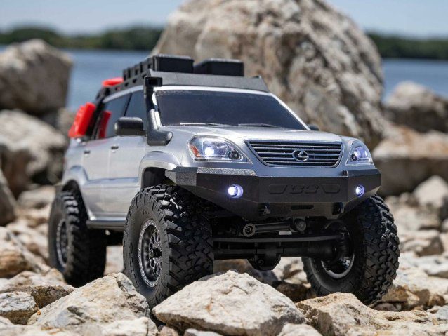 silver 1/24 SCX24 Lexus GX 470 4WD Rock Crawler RTR - Cars - view 21