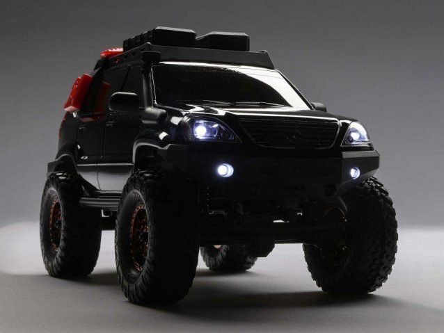 black 1/24 SCX24 Lexus GX 470 4WD Rock Crawler RTR - Cars - view 17