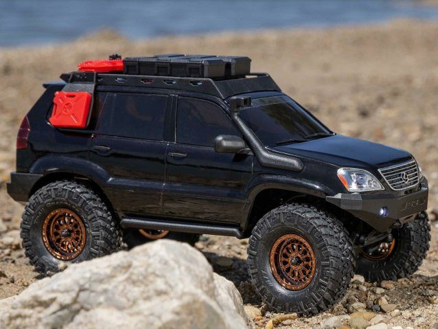 black 1/24 SCX24 Lexus GX 470 4WD Rock Crawler RTR - Cars - view 23