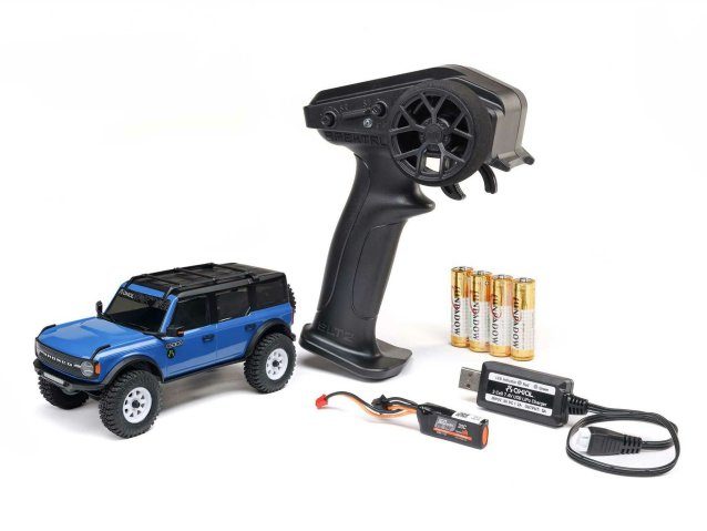 blue 1/30 SCX30 Ford Bronco 4X4 RTR Rock Crawler - Cars - view 9