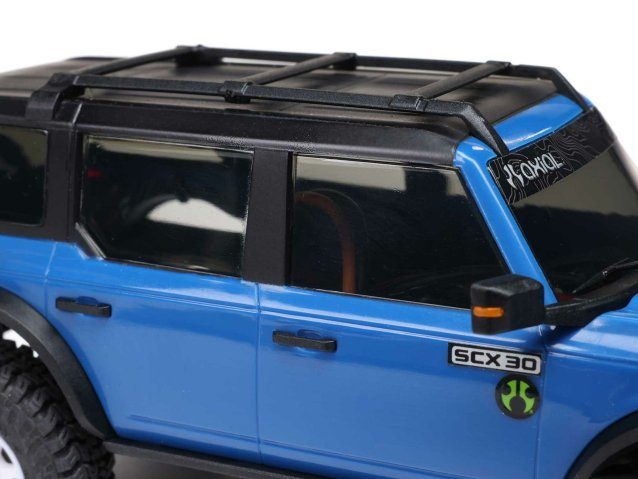 blue 1/30 SCX30 Ford Bronco 4X4 RTR Rock Crawler - Cars - view 13