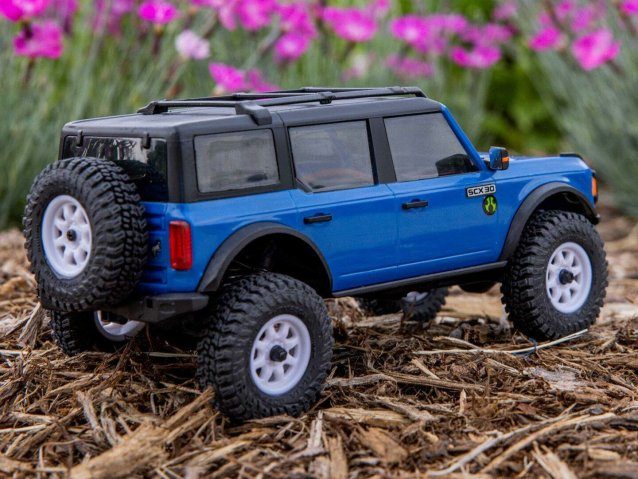 blue 1/30 SCX30 Ford Bronco 4X4 RTR Rock Crawler - Cars - view 25