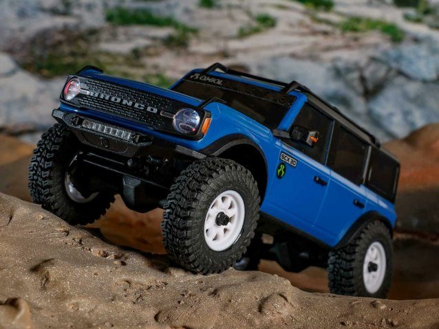 blue 1/30 SCX30 Ford Bronco 4X4 RTR Rock Crawler - Cars - view 27