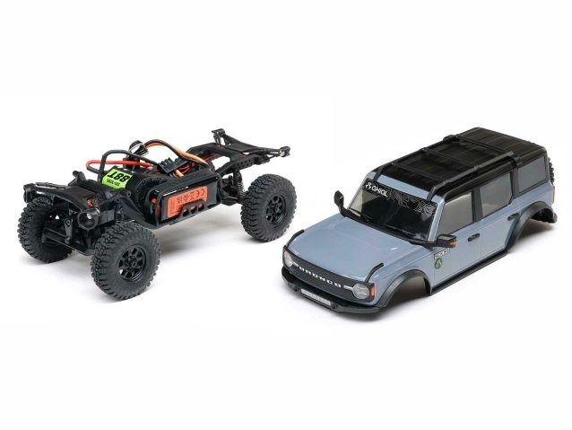grey 1/30 SCX30 Ford Bronco 4X4 RTR Rock Crawler - Cars - view 7