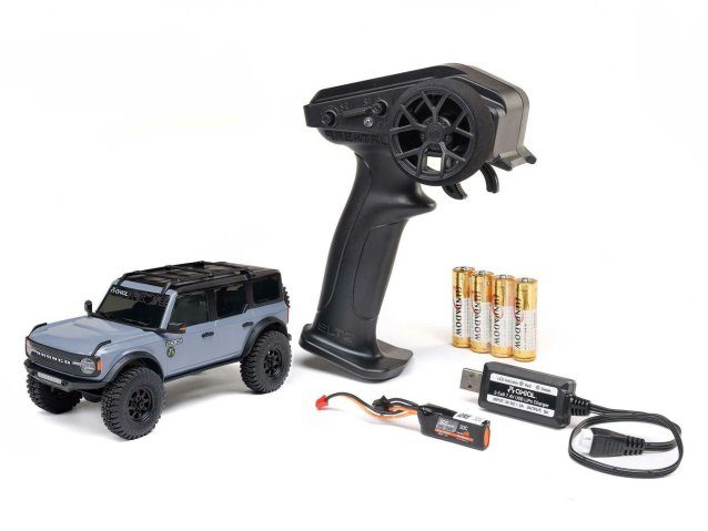 grey 1/30 SCX30 Ford Bronco 4X4 RTR Rock Crawler - Cars - view 8