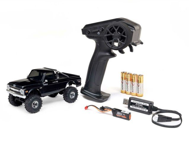 black 1/30 SCX30 Chevrolet K10 4X4 RTR Rock Crawler - Cars - view 8