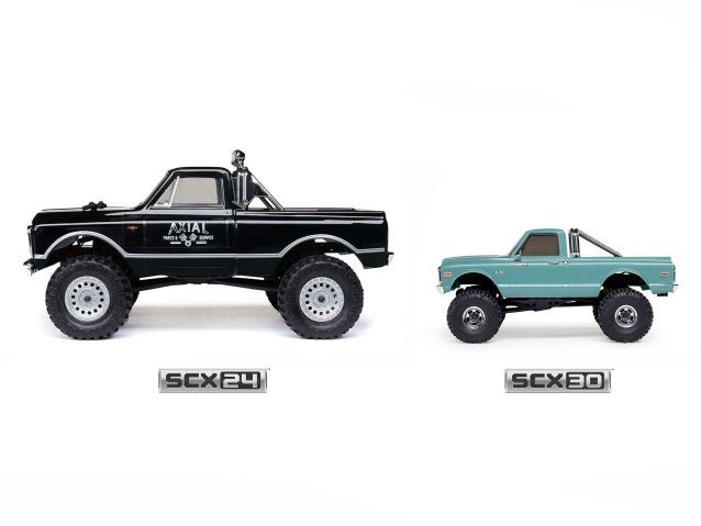 black 1/30 SCX30 Chevrolet K10 4X4 RTR Rock Crawler - Cars - view 13