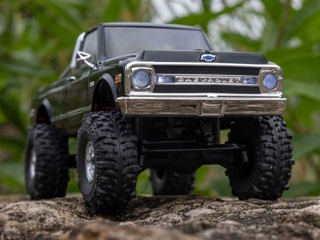 black 1/30 SCX30 Chevrolet K10 4X4 RTR Rock Crawler - Cars - view 17
