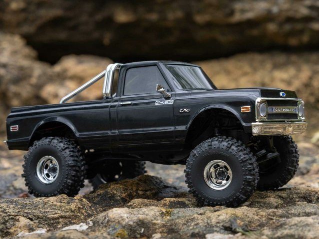 black 1/30 SCX30 Chevrolet K10 4X4 RTR Rock Crawler - Cars - view 18