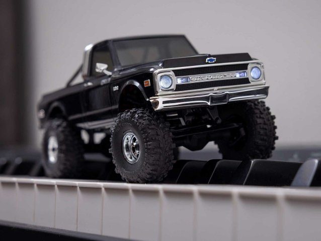 black 1/30 SCX30 Chevrolet K10 4X4 RTR Rock Crawler - Cars - view 20