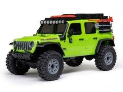 green 1/30 SCX30 Jeep Wrangler JLU 4X4 RTRRock Crawler