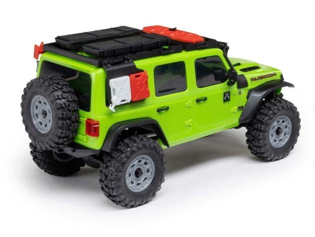 green 1/30 SCX30 Jeep Wrangler JLU 4X4 RTRRock Crawler - Cars - view 2