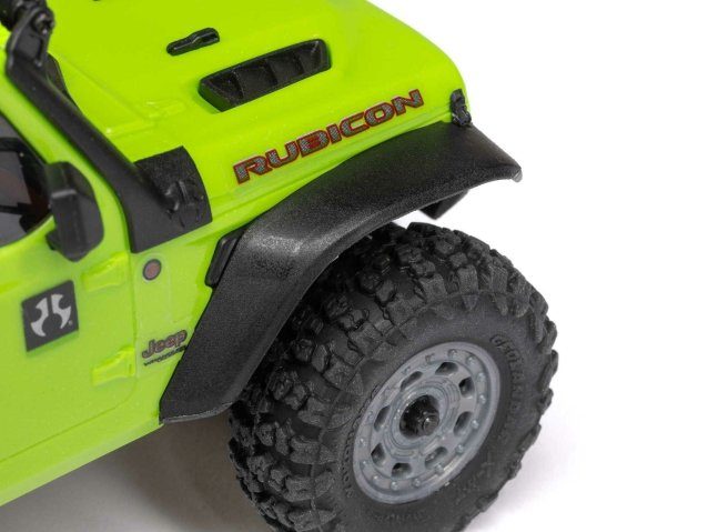 green 1/30 SCX30 Jeep Wrangler JLU 4X4 RTRRock Crawler - Cars - view 8