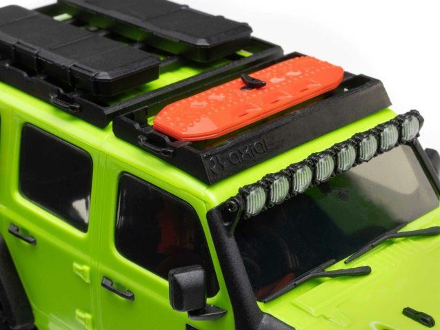 green 1/30 SCX30 Jeep Wrangler JLU 4X4 RTRRock Crawler - Cars - view 10