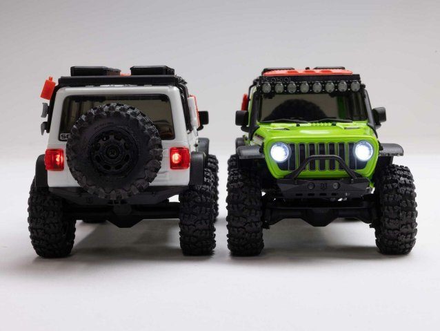 green 1/30 SCX30 Jeep Wrangler JLU 4X4 RTRRock Crawler - Cars - view 16
