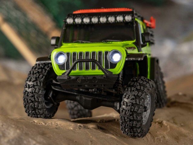 green 1/30 SCX30 Jeep Wrangler JLU 4X4 RTRRock Crawler - Cars - view 22