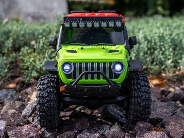 green 1/30 SCX30 Jeep Wrangler JLU 4X4 RTRRock Crawler - Cars - view 26