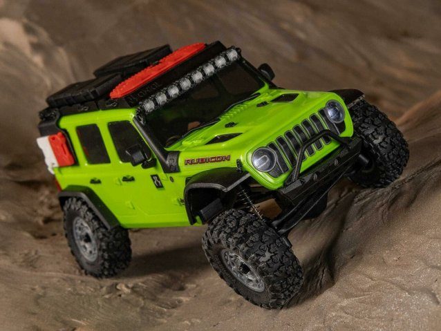 green 1/30 SCX30 Jeep Wrangler JLU 4X4 RTRRock Crawler - Cars - view 27