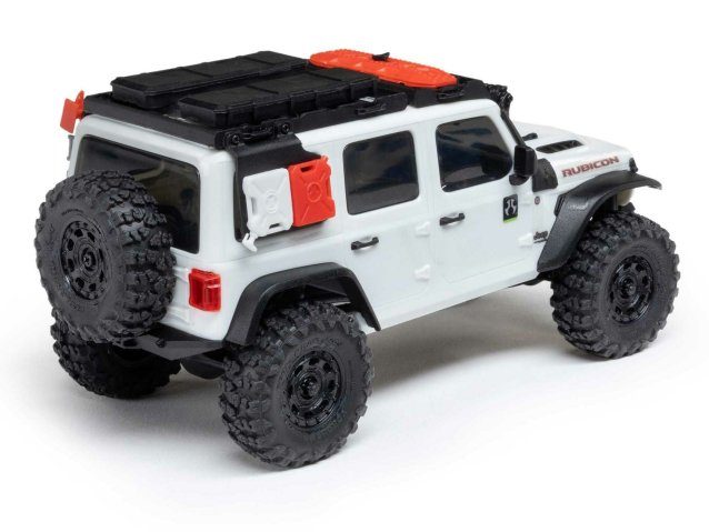 white 1/30 SCX30 Jeep Wrangler JLU 4X4 RTR Rock Crawler - Cars - view 2