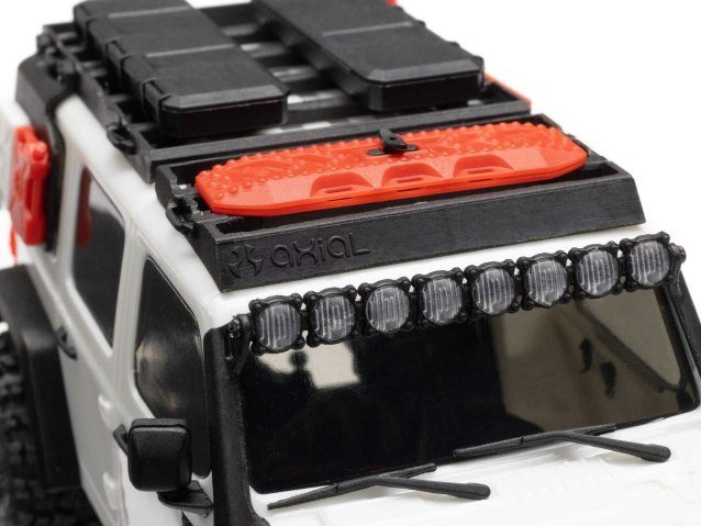 white 1/30 SCX30 Jeep Wrangler JLU 4X4 RTR Rock Crawler - Cars - view 9