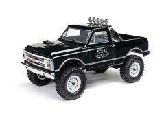 black 1/24 SCX24 1967 Chevrolet C10 4WD Rock Crawler RTR