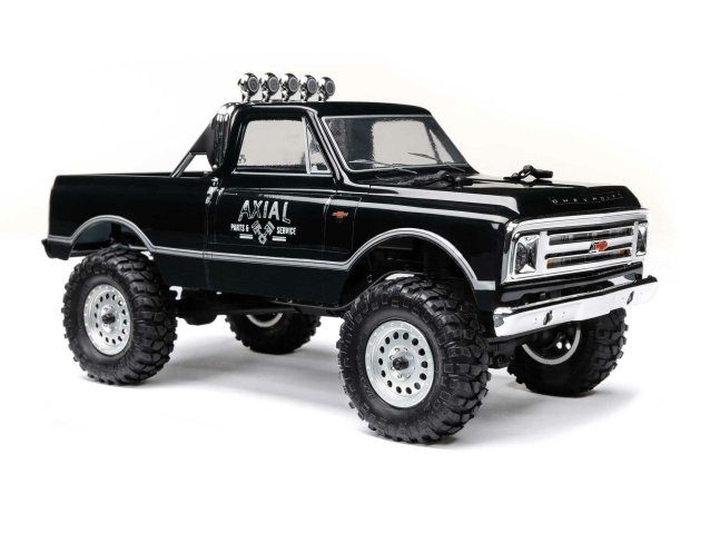 black 1/24 SCX24 1967 Chevrolet C10 4WD Rock Crawler RTR - Cars - view 3