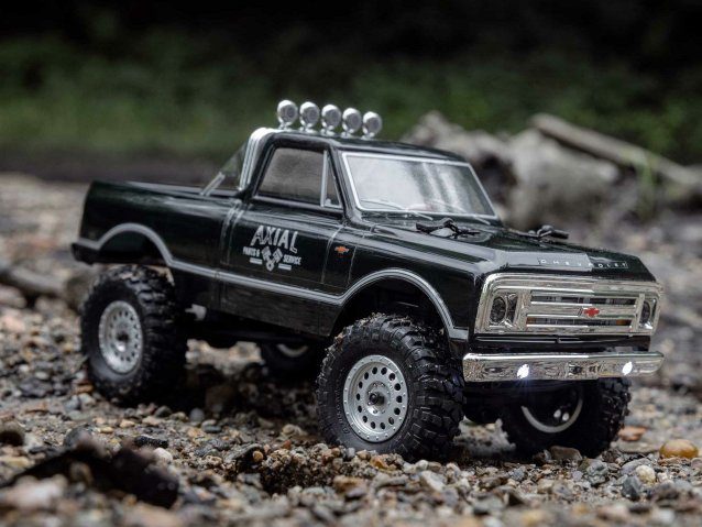 black 1/24 SCX24 1967 Chevrolet C10 4WD Rock Crawler RTR - Cars - view 15