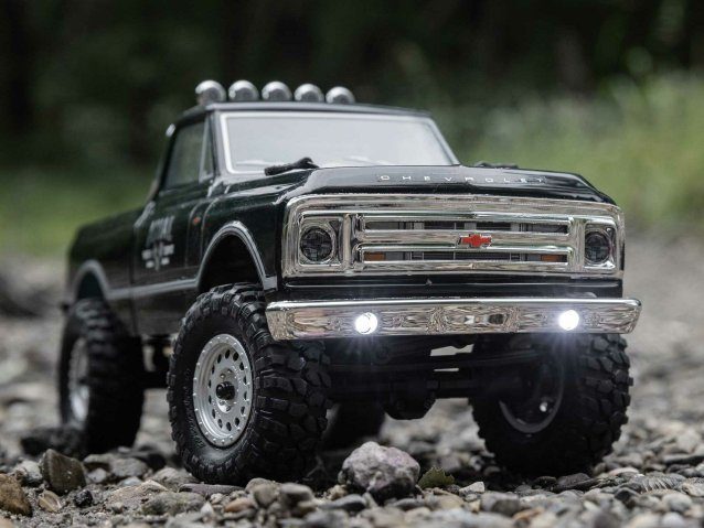 black 1/24 SCX24 1967 Chevrolet C10 4WD Rock Crawler RTR - Cars - view 17