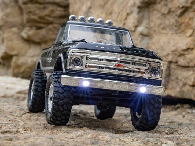 black 1/24 SCX24 1967 Chevrolet C10 4WD Rock Crawler RTR - Cars - view 19