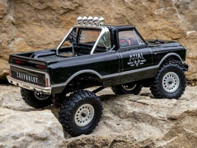 black 1/24 SCX24 1967 Chevrolet C10 4WD Rock Crawler RTR - Cars - view 16