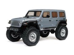 grey 1/24 SCX24 Jeep Wrangler JLU 4WD Rock Crawler RTR