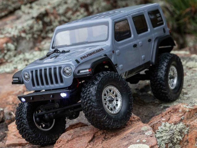 grey 1/24 SCX24 Jeep Wrangler JLU 4WD Rock Crawler RTR - Cars - view 15