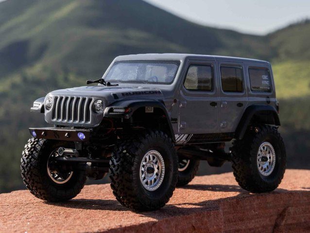 grey 1/24 SCX24 Jeep Wrangler JLU 4WD Rock Crawler RTR - Cars - view 16