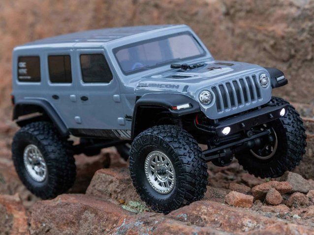 grey 1/24 SCX24 Jeep Wrangler JLU 4WD Rock Crawler RTR - Cars - view 19