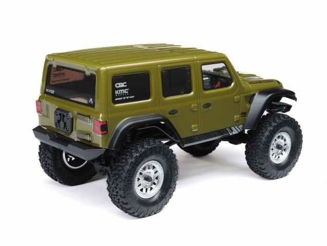 green 1/24 SCX24 Jeep Wrangler JLU 4WD Rock Crawler RTR - Cars - view 2