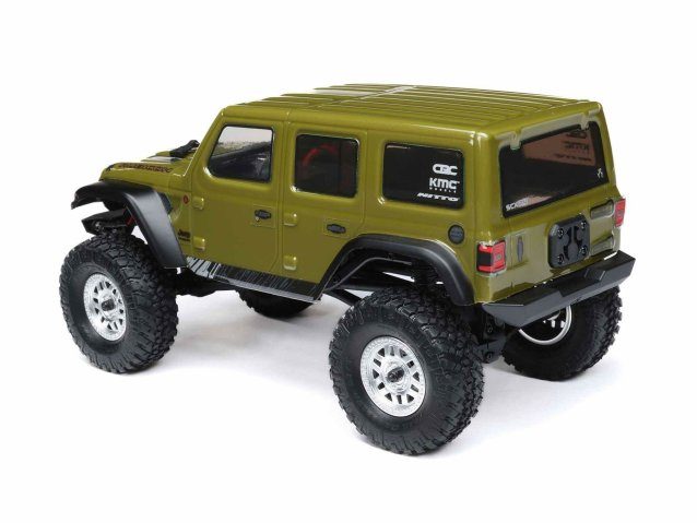green 1/24 SCX24 Jeep Wrangler JLU 4WD Rock Crawler RTR - Cars - view 4