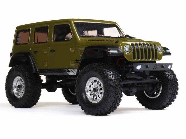 green 1/24 SCX24 Jeep Wrangler JLU 4WD Rock Crawler RTR - Cars - view 5