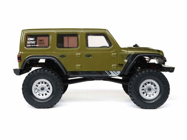 green 1/24 SCX24 Jeep Wrangler JLU 4WD Rock Crawler RTR - Cars - view 6