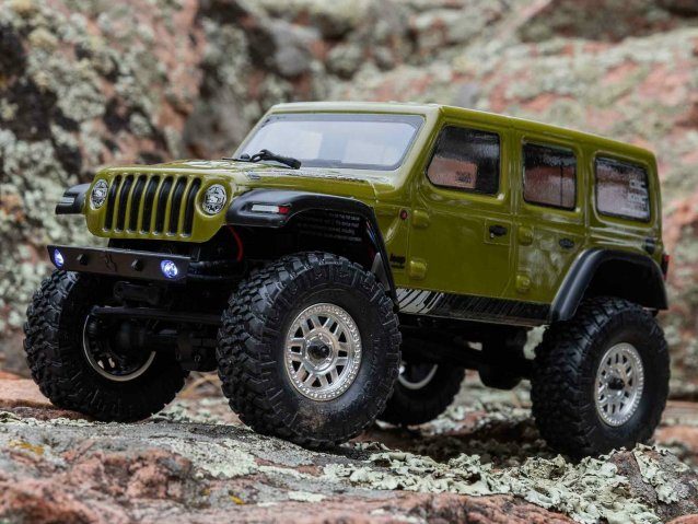 green 1/24 SCX24 Jeep Wrangler JLU 4WD Rock Crawler RTR - Cars - view 20