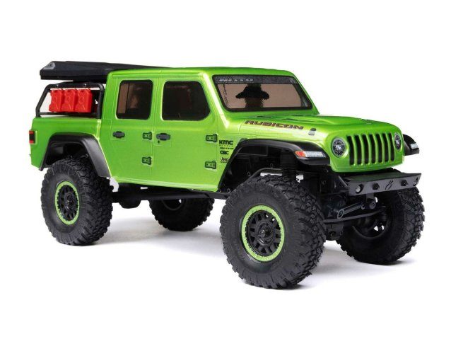 green 1/24 SCX24 Jeep JT Gladiator 4WD Rock Crawler RTR - Cars - view 2