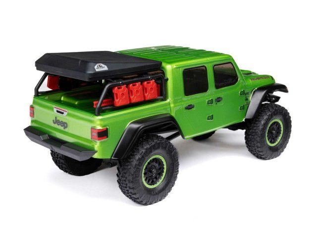 green 1/24 SCX24 Jeep JT Gladiator 4WD Rock Crawler RTR - Cars - view 3